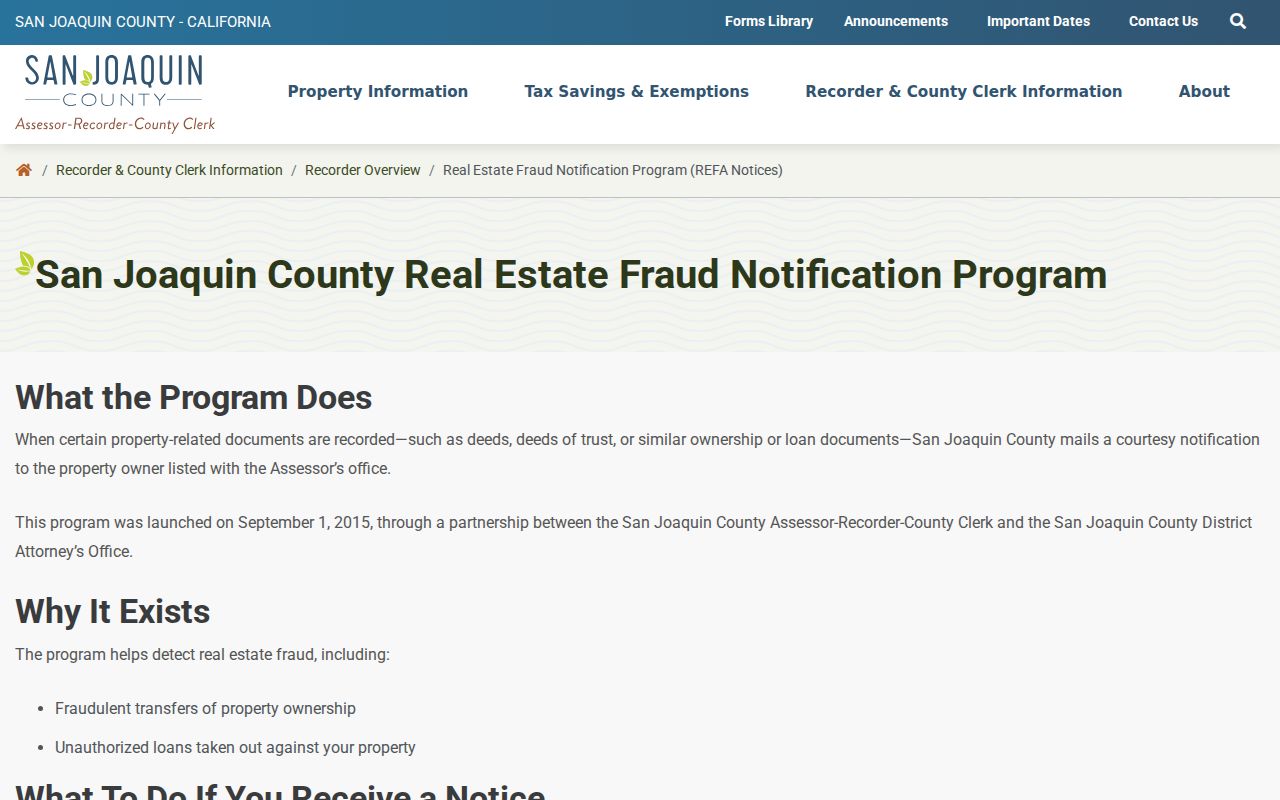 Lathrop people search and San Joaquin property fraud record notices