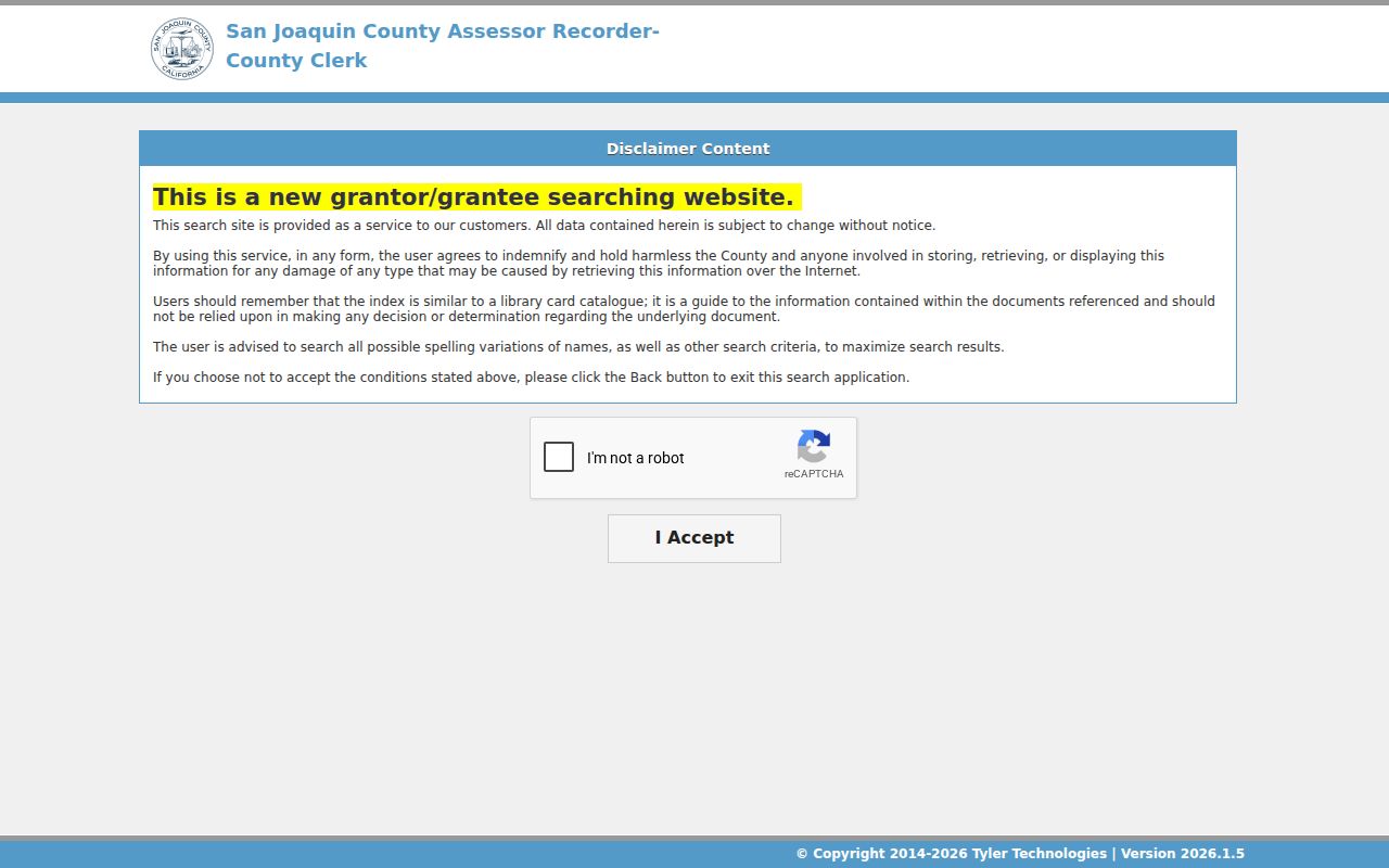 Lathrop people search through the San Joaquin Recorder records index